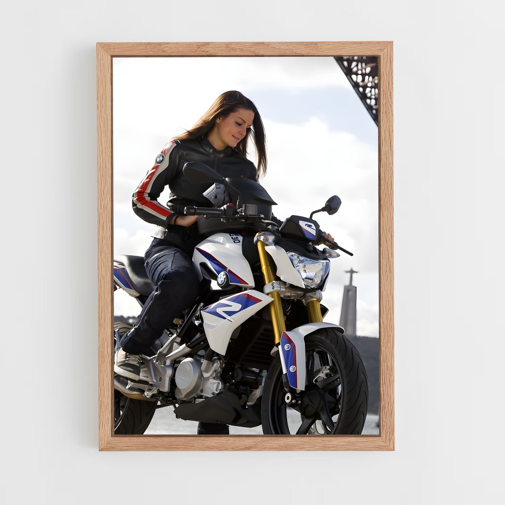 Poster Moto et Liberté – affiche BMW Motorrad (vue 4)
